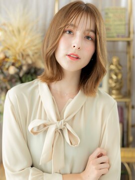 カバーヘア ブリス 大宮西口(COVER HAIR bliss) ハイトーンカラーミストバングくびレイヤーc7大宮10代20代30代