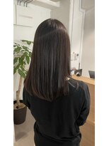 シキ 戸塚(Shiki.) 着物ヘア/大人ガーリー/ダークアッシュ/似合わせカット/戸塚