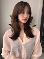 ソヨン 栄店(SOYON)&nbsp;似合わせカット/ミディアムレイヤーカット/大人ガーリー/くせ毛