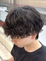 フィフスパーク(fifth PARK)&nbsp;渋谷ルーズパーマ短め緩めラウンドマッシュウルフシャドウパーマ