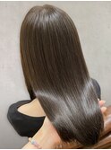 髪質改善トリートメントでつくるうる艶ショコラグレージュ