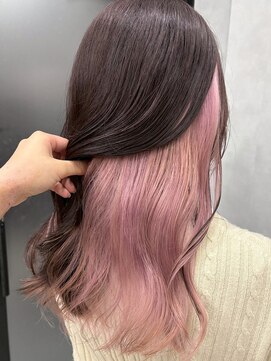 ミル(1001 mille) イルミナカラー/インナーカラー/ピンク