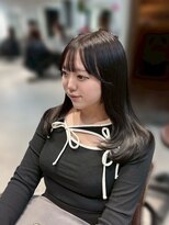 ザシェノンウメダ(THA CHAINON UMEDA) イメチェン/ピンクベージュ/アンブレラカラー/前髪/心斎橋