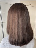 【40代からの上品カラー】白髪もなじむベージュブラウン