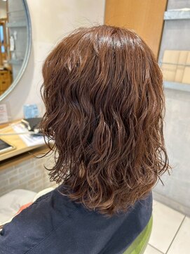 アース モード 新小岩店(EARTH/M) セミロング×パーマ