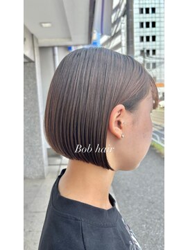 オーガニックエコ 川越(organic+eco) 20代30代/ミニボブ/ブリーチなし/春ヘア/小顔カット