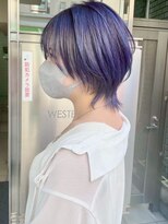 レラート デザイン コスタ 浦和(Relato DESIGN COSTA)&nbsp;ウルフカット×ブルー