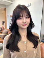 アイドットプラス 新宿(i.+SHINJUKU)&nbsp;前髪ありハッシュカットレイヤーカットニュアンスカラー艶髪