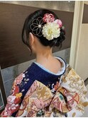 振袖、ヘアセット&メイク