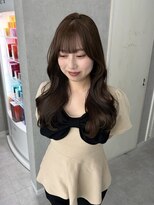 フランチェスカドットボブ(francesca.bob)&nbsp;【Rinka】マロンベージュ×顔まわりカット