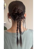 ヘアセット/リボンカチモリ