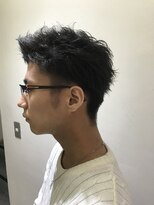パティオンツー(PATIONN2)&nbsp;メンズ ベリーショート パーマスタイル 簡単セット 表参道 青山