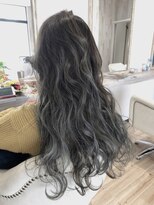 カナロア(KANALOA)&nbsp;KANALOA☆外国人風アッシュグレーバレイヤージュ