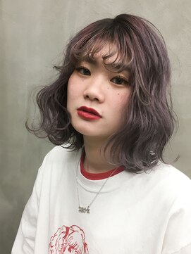 スー 渋谷(suu) 【SUN】波巻きパープルグレー