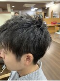 簡単パーマ風スタイル