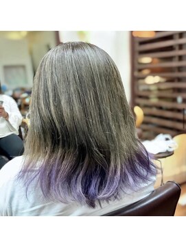 ヘアーコンセプト イロエンピツ(HAIR CONCEPT IROENPITSU) 毛先 パープル