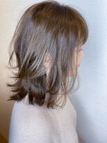 ヘアーアンドスパ フラップス(FLAPS) ハネミディアム×ナチュラルベージュ
