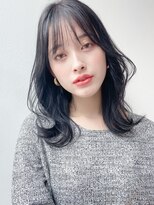 ケーツー エソラ池袋店(K-two)&nbsp;暗髪ロングのくびれパーマ［髪質改善/池袋&目白&大塚］