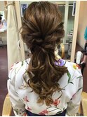 ツイスト編みonカール
