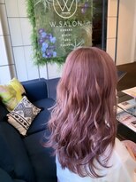 ダブル アンダーバー サロン(W_SALON) 【W_SALON 河原町】ピンクベージュ/髪質改善/ピンクラベンダー