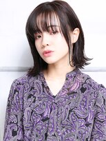 クラッチムク 博多口(CLUTCH muk.)&nbsp;大人可愛い２０代３０代４０代小顔暗めカラー 外ハネボブA1