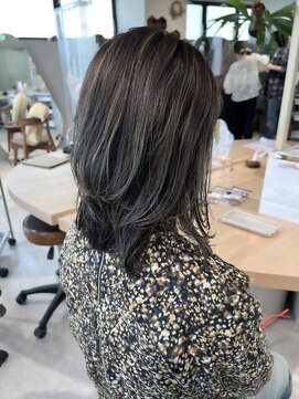 ユミリーバイルコル(umily by RuCOR.) 大人ハイライト/デザインカラー/アースカラー/くびれヘア