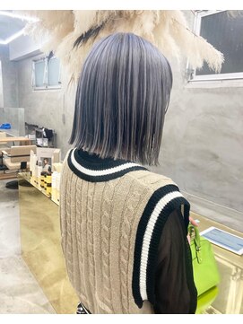 スー 渋谷(suu) ハイライトケアブリーチカラーインナーカラーダブルカラー