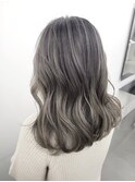 グレージュカラーグラデーションカラーアッシュハイトーン