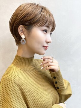 サークル(circle) 大人可愛い20代30代40代50代小顔ショートボブ丸みショートくびれ