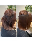 美髪矯正 縮毛矯正 艶ボブ