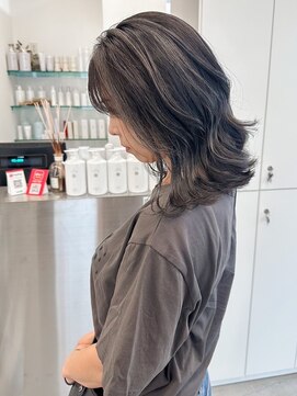 ユイマァル 岡山店(YUIMARL) 白髪ぼかし×コントラストハイライト