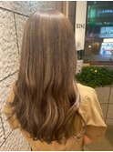 インナーグレージュ/マチルダボブ/前髪/ピンクベージュ/我孫子