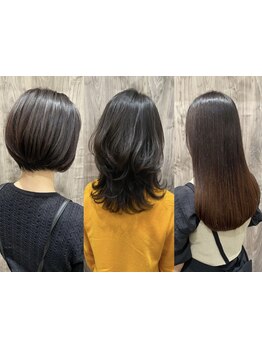 【再現性の高いカット技術】伸びても扱いやすく、まとまるスタイルに♪自宅でもサロンの仕上がりを再現◎