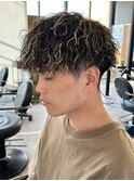 マッシュスパイラルパーマツイストスパイラル波巻きメンズ