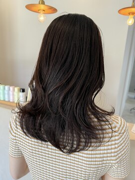 ミュゼプリュム(Musee plume) ダークブラウン/艶カラー/髪質改善カラー