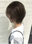 ハンサムショート/グラデーションショート/グレージュ