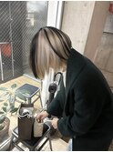 インナーカラー　デザインカラー　ケアブリーチ　ハイライト