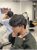 波巻きパーマツイストスパイラルパーマメンズ万代新潟駅