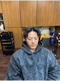 波巻きパーマ