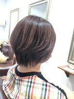 ヘアー グリーン(hair green) 30代40代50代/ショートボブ/大人ショート/ハイライト