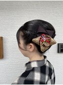 お祭りヘアセット