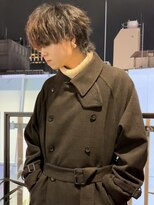 ジーナ 天神(Zina)&nbsp;暗髪マッシュウルフ【メンズサロンZina 天神】