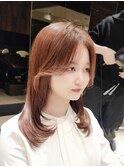 【Nanako。】顔周りから流れるレイヤースタイル