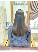 髪質改善トリートメント絹髪縮毛矯正前髪エイジングカット