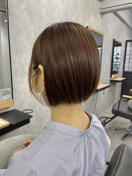 クラン 岡本(Chlan) ナチュラルボブ×アッシュブラウン