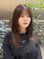 ピークアブー アヴェダ 池袋東武(PEEK-A-BOO AVEDA) 顔まわりレイヤー×ミディアム