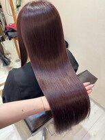 美容室 パルス 静岡鷹匠店(PALS) カシスピンク 髪質改善カラー 透明感カラー 韓国風 ツヤ髪