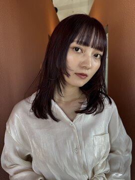 プロス(Pros) 表参道/ブリーチなし／レイヤーカット/ヘアセット