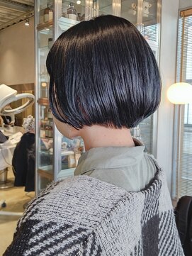 オーガニック リブ 川越(organic+live) 冬の褒められ◎ひし形レイヤーボブ×丸みショート