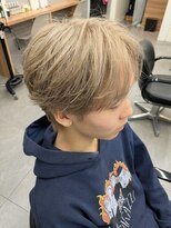 オムデュー(HOMME DEUX)&nbsp;ホワイトベージュフェザー